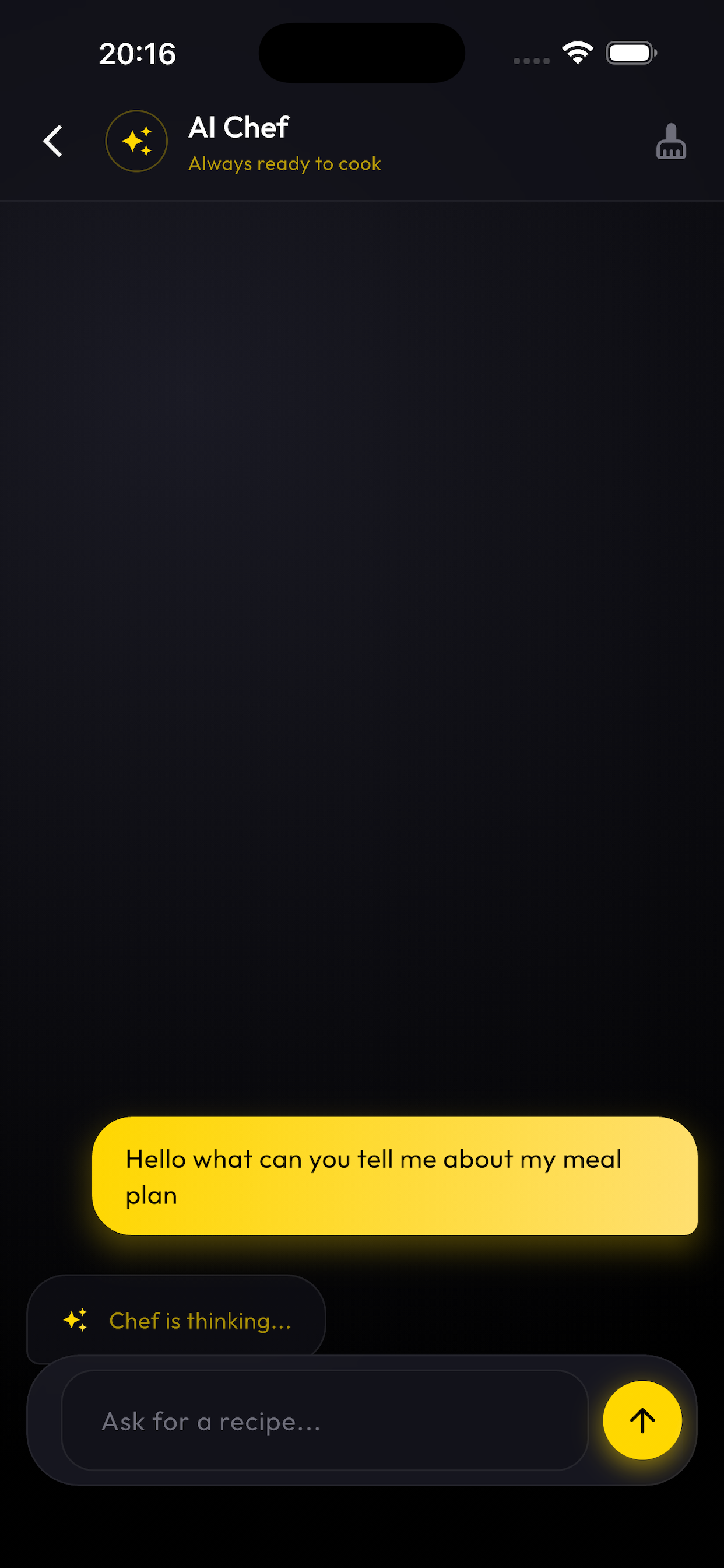 NoChefAI Beta Feature Screenshot - Guided Cook Mode showing Step-by-step instructions
