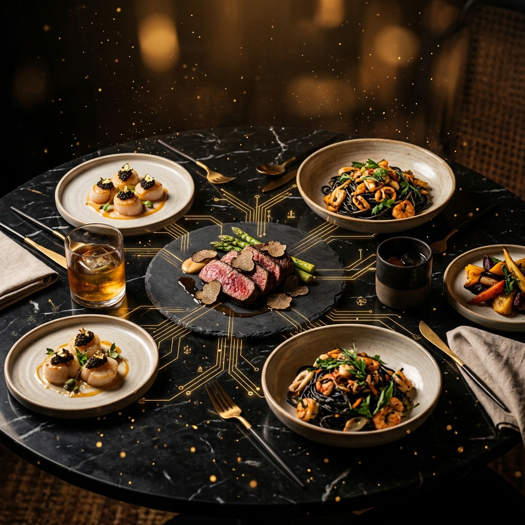 Gourmet food with AI technology